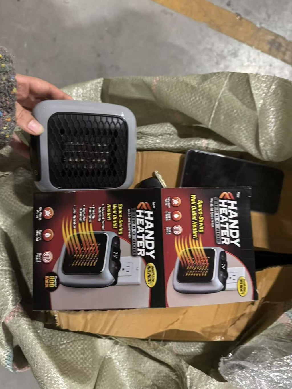 Portable Turbine Heater Wall-Mounted Electric Convector Heater.  Silent Infrared Fan Stove for Bathroom, Bedroom & Greenhouse | Energy-Saving Small Indoor Room Heater 220V (MULTI)